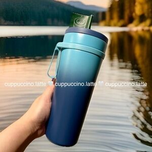 🩵NWT💙Starbucks 2026 Spring Blue Ombre Gradient Leak Proof Twist Seal SS Tumbler